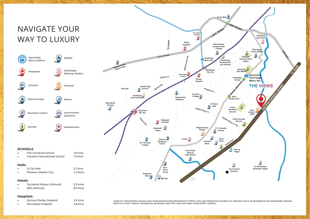 Project location map reproduced from supplied brochure