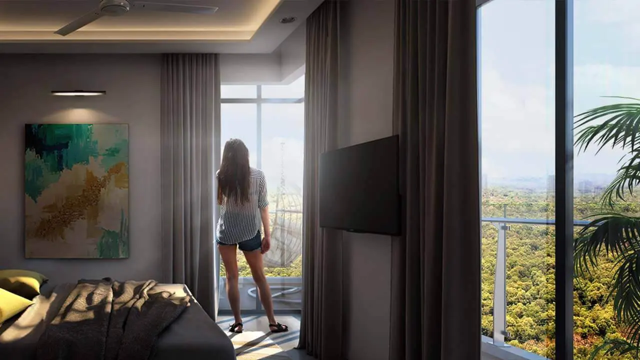 City and mangrove outlook, official project artistic impression